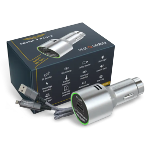 Pilot CO Charger – USB Quick Charger with CO Detector